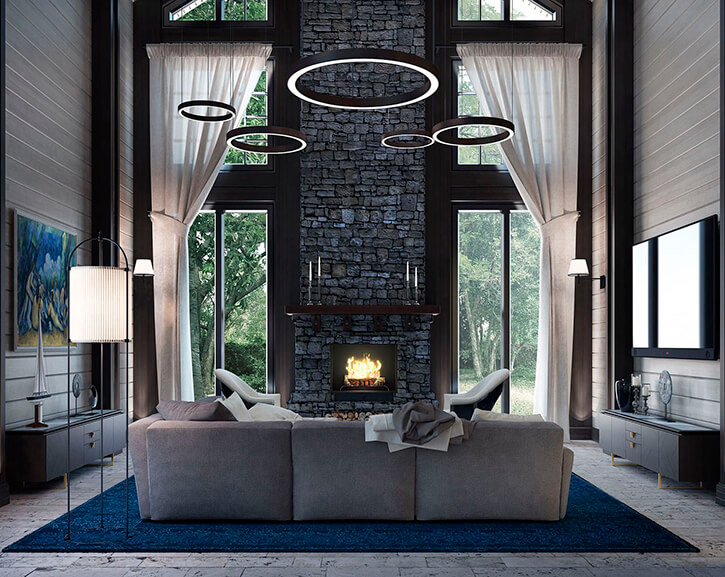 Интерьер коттеджа