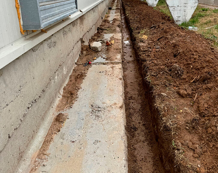 Траншеи для коммуникаций