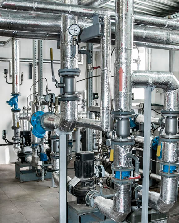 Монтаж внутренних инженерных систем здания