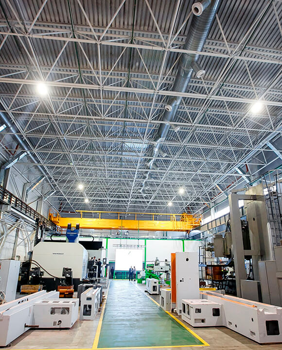 Производственный цех современного завода